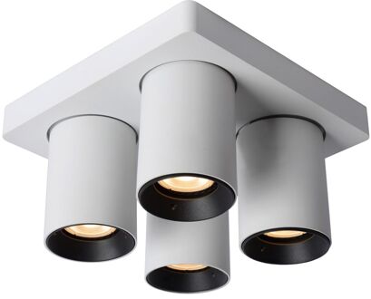 Lucide NIGEL Plafondspot 4xGU10 - Wit