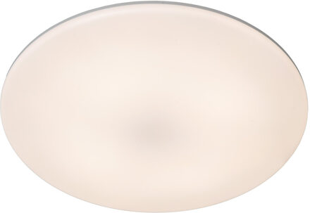 Lucide OLSON - Plafonnière Badkamer - Ø 29 cm - LED - CCT - 1x24W 3000K/6500K - IP44 - Opaal
