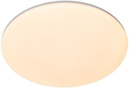 Lucide OLSON - Plafonnière Badkamer - Ø 45 cm - LED - CCT - 1x45W 3000K/6500K - IP44 - Opaal