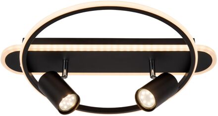 Lucide Opbouwspot Briane - Zwart - 27w