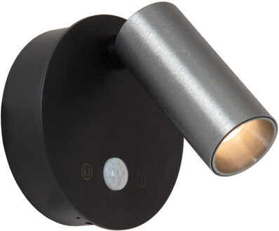 Lucide Oplaadbare Wandlamp Toni - Grijs - Magnetisch - 2w - Met Sensor