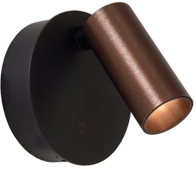 Lucide Oplaadbare Wandlamp Toni - Koffie - Magnetisch - 2w