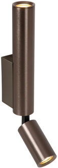 Lucide OTIMO - Wandspot / Wandlamp - 2xGU10 - Koffie | Essential