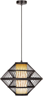 Lucide PASQUINO - Hanglamp - Ø 40 cm - 1xE27 - Zwart | Essential