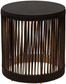 Lucide PINGI - Oplaadbare Vloerlamp Binnen/Buiten - Accu/Batterij - Ø 33,5 cm - LED 3 StepDim - 1x3W 3000K - IP44 - Zwart