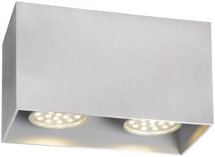 Lucide Plafondspot Bodi - 2 Lichts Gu10 - Aluminium