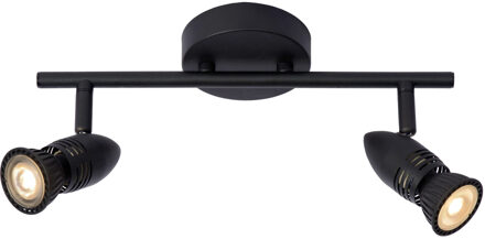 Lucide Plafondspot Caro Zwart 2xgu10 5w