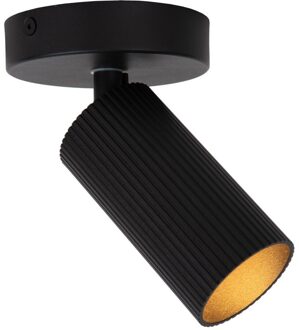 Lucide Plafondspot Clubs Zwart ⌀10cm Gu10