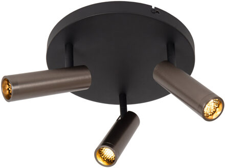 Lucide Plafondspot Grado Grijs ⌀25cm 3xgu10