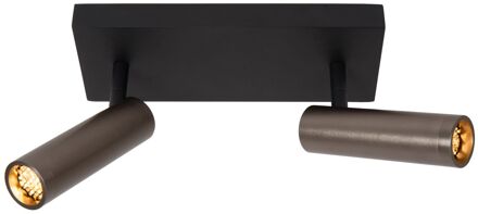 Lucide Plafondspot Grado Grijs 2xgu10