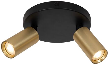 Lucide Plafondspot Ritmo Messing ⌀15cm 2xgu10