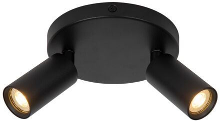 Lucide Plafondspot Ritmo Zwart ⌀15cm 2xgu10