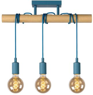 Lucide POLA Plafonnière 3xE27 - Blauw