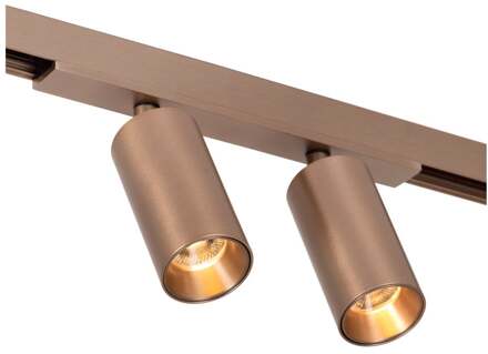 Lucide Premium LINIAL BIXX Railspot - 1-fase Railsysteem / Smart Railverlichting - 48V - 2xLED - Champagne