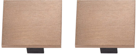 Lucide Premium LINIAL Eindkap - 1-fase Railsysteem / Railverlichting - 48V - Set van 2 - Champagne