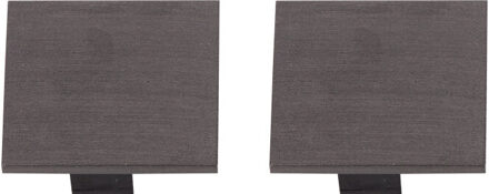 Lucide Premium LINIAL Eindkap - 1-fase Railsysteem / Railverlichting - Set van 2 - Mat zwart chroom