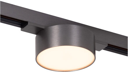 Lucide Premium LINIAL FIXT Railspot - 1-fase Railsysteem / Smart Railverlichting - 1xLED - Mat Zwart Chroom