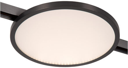Lucide Premium LINIAL FIXXT Railspot - 1-fase Railsysteem/ Railverlichting - 1xLED - Mat Zwart Chroom
