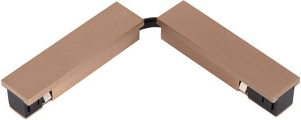 Lucide Premium LINIAL Flexibel -koppelstuk - 1-fase Railsysteem / Railverlichting - 48V - Champagne