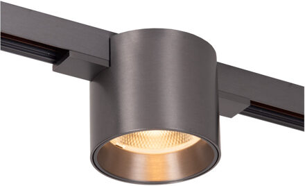 Lucide Premium LINIAL LUX Railspot - 1-fase Railsysteem / Smart Railverlichting - 48V - 1xLED - Mat Zwart Chroom