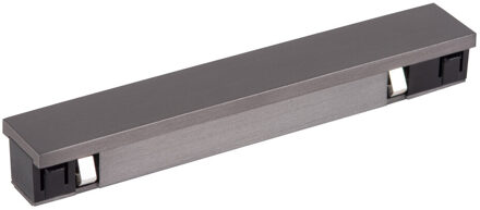 Lucide Premium LINIAL Recht -koppelstuk - 1-fase Railsysteem / Railverlichting - Smart - 48V Track - Mat Zwart Chroom