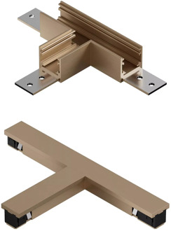 Lucide Premium LINIAL T-koppelstuk - 1-fase Railsysteem / Railverlichting - Smart - 48V Track - Champagne