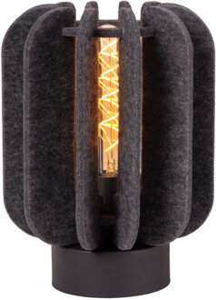 Lucide RAFAL - Tafellamp - Ø 23 cm - 1xE27 - Grijs