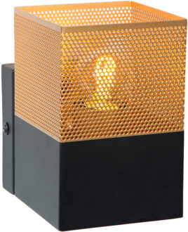 Lucide RENATE Wandlamp 1xE27 - Mat Goud | Messing