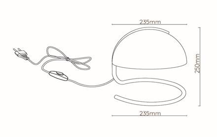 Lucide Retro-tafellamp Cato met melkglazen kap, wit wit, messing