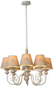 Lucide Robin Kroonluchter-taupe-ø59-8xe14-40w-metaal