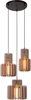Lucide ROLLO - Hanglamp - 3xE27 - Taupe