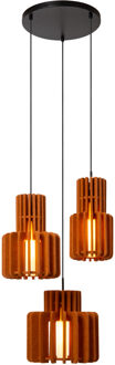 Lucide ROLLO - Hanglamp - 3xE27 - Terracotta