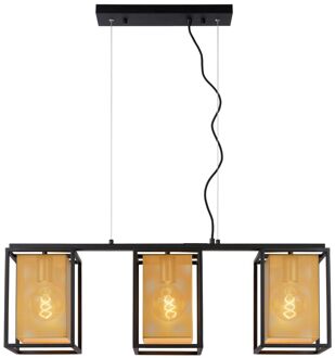 Lucide SANSA Hanglamp 3xE27 - Zwart