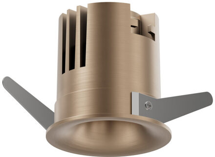 Lucide SNAX - Inbouwspot - Ø 6 cm - LED Dimb. - CCT - 1x8W 2700K/4000K - Champagne kleur | Premium