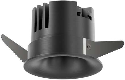 Lucide SNAXX - Inbouwspot - Ø 8 cm - LED Dimb. - CCT - 1x12W 2700K/4000K - Mat zwart chroom | Premium