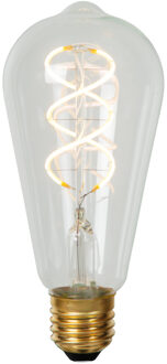 Lucide ST64 - Filament lamp - Ø 6,4 cm - LED Dimb. - E27 - 1x4,9W 2700K - Transparant