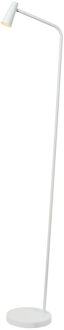 Lucide STIRLING - Oplaadbare Vloerlamp - Accu/Batterij - LED 3 StepDim - 1x3W 2700K - Wit