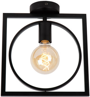 Lucide SUUS - Plafonnière - 1xE27 - Zwart