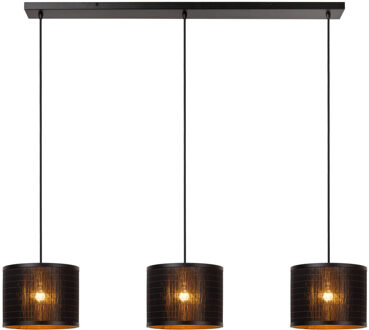 Lucide TAGALOG - Hanglamp - Ø 40 cm - 3xE27 - Zwart | Essential