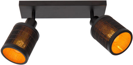 Lucide TAGALOG - Plafondspot - 2xE27 - Zwart