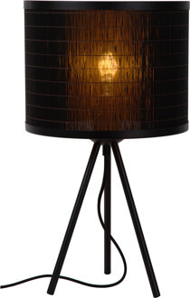 Lucide TAGALOG - Tafellamp - Ø 26 cm - 1xE27 - Zwart