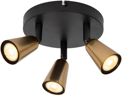 Lucide TIANA - Plafondspot - 3xGU10 - Champagne kleur | Essential