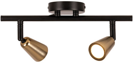 Lucide TIANA - Wandspot / Wandlamp - 2xGU10 - Champagne kleur | Essential