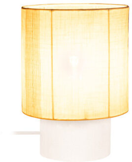 Lucide TISSAJA - Tafellamp - Ø 20 cm - 1xE14 - Wit | Essential