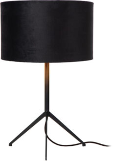 Lucide TONDO - Tafellamp - Ø 30 cm - 1xE27 - Zwart