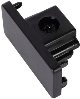 Lucide Track Eindkap - 1-fase Railsysteem / Railverlichting - Set Van 2 - Zwart (uitbreiding)