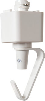Lucide TRACK Hanglampadapter - 1-fase Railsysteem / Railverlichting - Wit (Uitbreiding)
