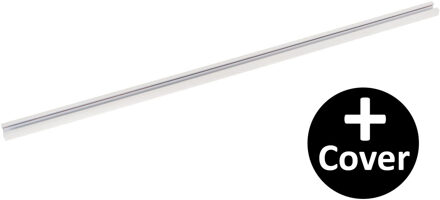 Lucide TRACK Opbouwrail - 1-fase Railsysteem / Railverlichting - 1 meter- Wit (Uitbreiding)