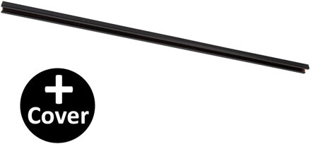 Lucide TRACK Opbouwrail - 1-fase Railsysteem / Railverlichting - 1 meter- Zwart (Uitbreiding)