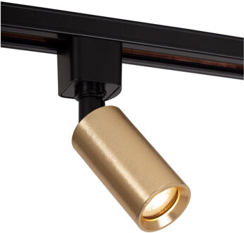 Lucide TRACK RITMO Railspot - 1-fase Railsysteem / Railverlichting - 1xGU10-MR11 - Mat Goud / Messing (Uitbreiding)